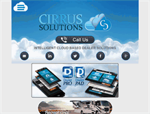 Tablet Screenshot of cirrussolutions.com